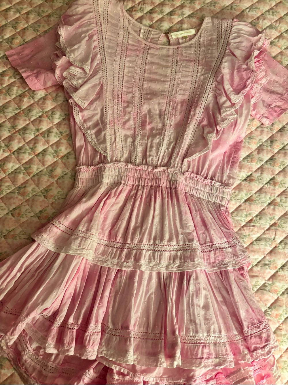 LoveShackFancy peony pink Natasha heritage dress 🩷 - Picture 2 of 2